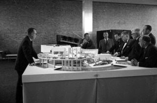 World's Fair Display with Walt Disney and Henry Ford II